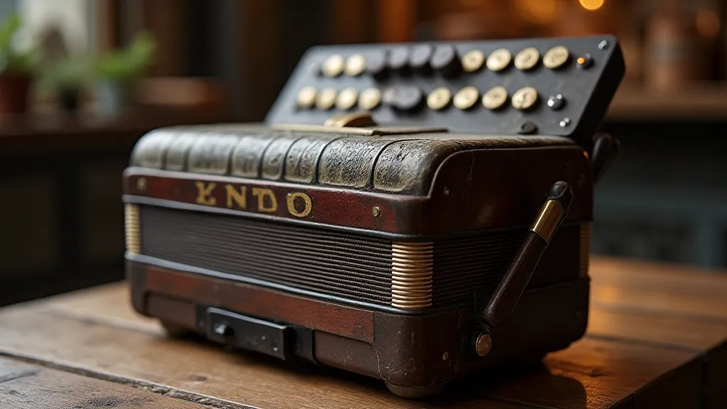 Antique accordion