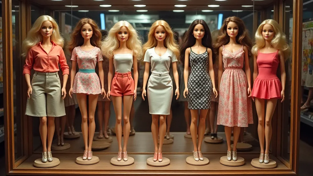 Collection of Vintage Barbie Dolls