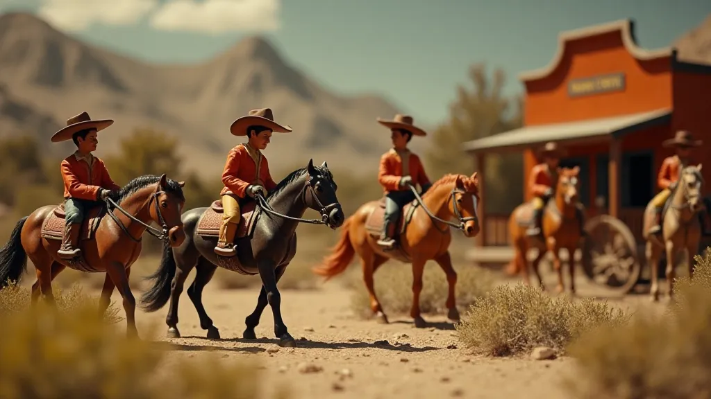 Vintage Marx Toys Cowboys and Indians
