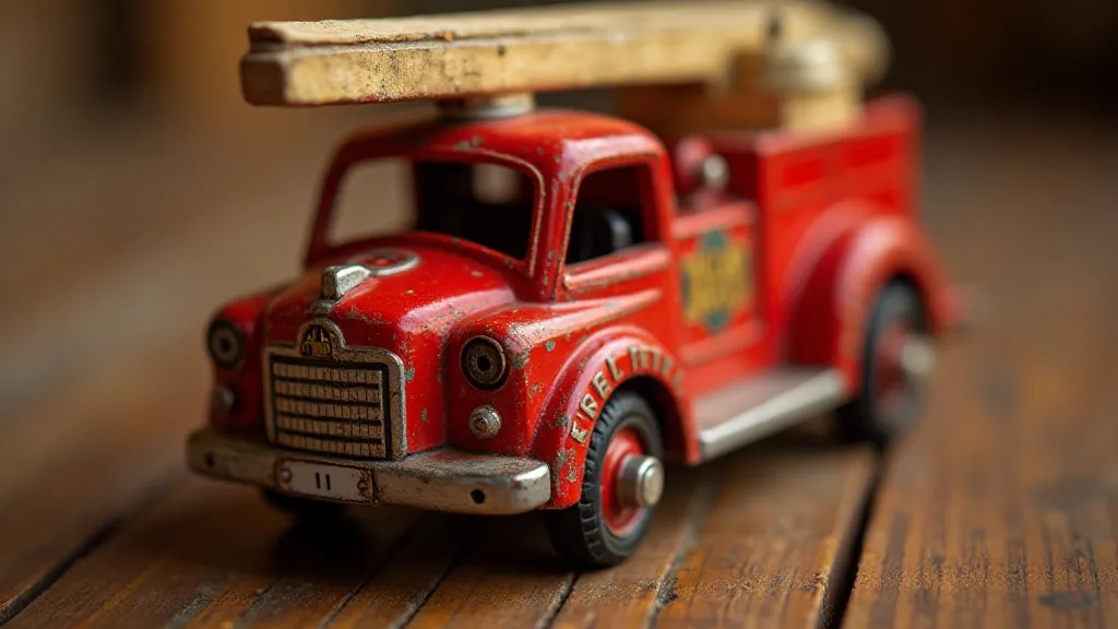 Vintage Marx Toys Fire Truck