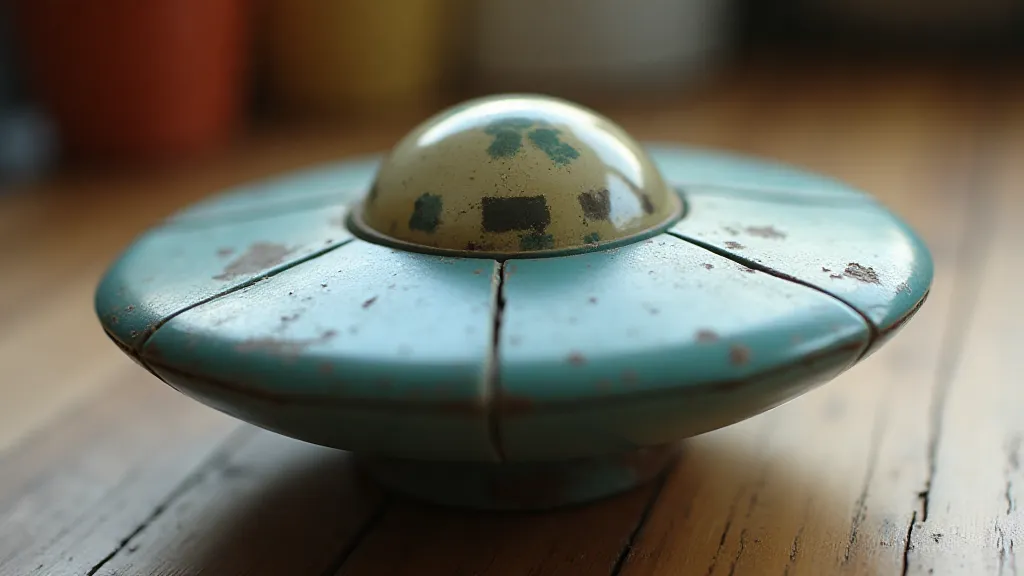 Blue Marx Atomic Flying Saucer