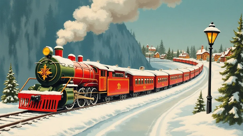 Vintage Marx toy train advertisement