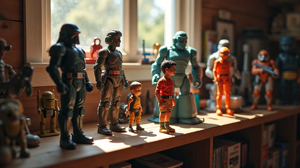 Vintage action figure collection
