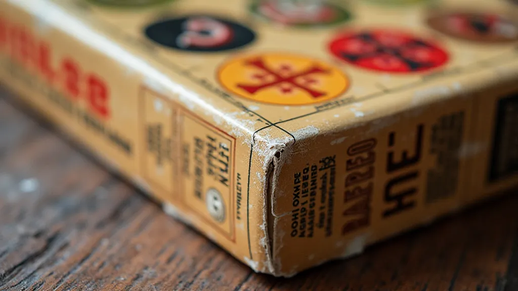 Vintage board game box in good condition
